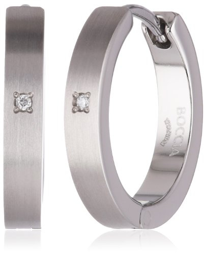Boccia Damen-Creolen Titan Diamant 0577-03