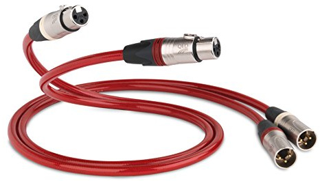 QED QE3284 (New) Câble Audio 3 m Rouge