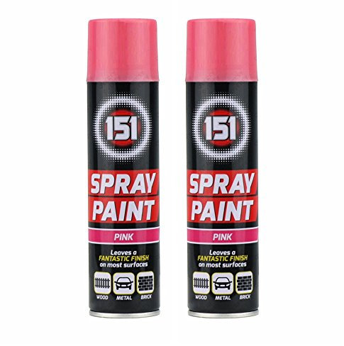 (Pack of 2) - PINK Gloss Spray Paint 250ml - By PAJEE ™