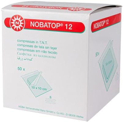 Nobatop 12 Kompressen 10x10 cm Steril