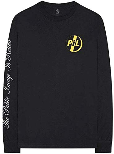 PIL (Public Image Ltd) Unisex Long Sleeved Tee: Image is Rotten (Arm Print) - Large - Black
