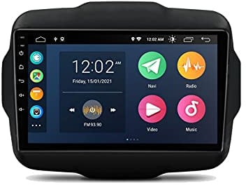 ESTOCK1 Car tablet Android 11 per Jeep Renegade Carplay integrato 2015-2021 4GB di ram 32GB di rom 9 pollici GPS autoradio navigatore WI-FI Bluetooth MirrorLink