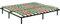 i-flair Metallbett Tellerlattenrost 200x200 cm auf Füßen, Gästebett Ergo IF57 mit Tellerfedern und Stauraum - für alle Matratzen und Betten geeignet