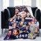 shenguang Sebastian Stan Ultra-Soft Plüsch Leichte Überwurfdecken Micro Fleece Decken für alle Jahreszeiten Picknick 50 'X40'