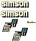 4 teiliges Dekorset Simson S51B Retro Aufkleber Set DDR Style