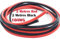 Cavo Silicone, CESFONJER 10 AWG filo di silicone [2 Metri nero e 2 Metri rosso], filo di rame stagnato flessibile, per RC auto, drone, batteria per aereo, ecc.