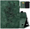 MOKASE Case for Amazon All-New Kindle Fire 7 Tablet 12th Generation 2022 Latest Model 7, Suede Leather Folio Stand Cover, Smart Auto Wake/Sleep with Pen Holder for Fire 7 12th Generation 2022, Green