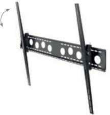 Hagor WH 120 T - HD - neigbare Wandhalterung -75-130' | max. VESA 1200x900 | Traglast 125 kg