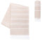 LAYNENBURG Premium Hamamtuch mit handgeknüpften Fransen - 100% Baumwolle - XXL Strandtuch 100x200 cm - Oeko-TEX 100 - Strandhandtuch groß - Saunatuch & Reisehandtuch (Beige)