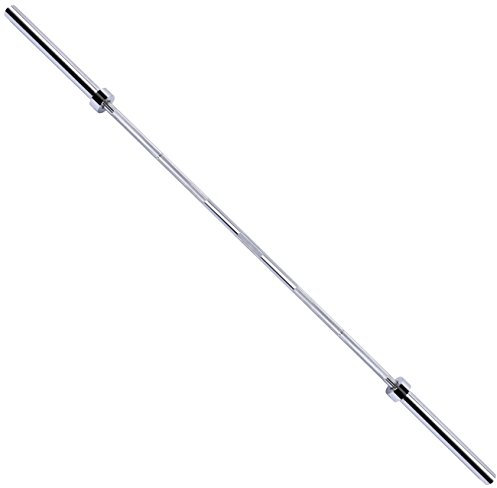 Signature Fitness Olympic Langhantel Standard Gewichtheben Langhantel 2,1 m, Chrom