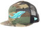 New Era Miami Dolphins NFL Woodland Camo 9Fifty Original Fit Snapback Trucker Cap - One-Size