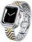 BINLUN Metal Strap Compatible with Apple Watch Strap 45mm 44mm 42mm 41mm 40mm 38mm for Men Women, Stainless Steel Replacement Bands with TPU Case Fit for iWatch Strap Series 9/8/7/SE2/SE/6/5/4/3/2/1