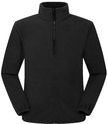 CHEMAGLIETTE! Felpa Micropile Mezza Zip Unisex in Poliestere