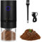 Coffee Bean Grinder, 20g Electric Automatic Burr Coffee Grinder USB 1200mah Rechargeable Portable Coffee Grinders with Brush, Fast Grinding for Coffee Beans Pepper Spice Grain Nuts