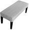 Lollanda Universal-Bezug für Esszimmer-Bank, Stretch Dining Bench Cover, Elastische Stretch Husse für Hotel, Bankett, Restaurant, Wohnzimmer, Schlafzimmer (Dunkelgrau-A)