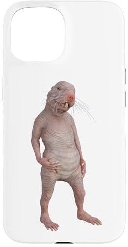 Live Weird Funny Naked Mole Rat Strange Animal Case for iPhone 15