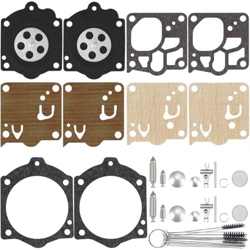 ZAMDOE K10-WJ K15-WJ Carburetor Repair Gasket Kit Fits for MAKITA DPC6200 DPC6400 DPC6410 for Dolmar PC6412, PC6414, PC6430, PC6435, PC7312, PC7314, PC7330, PC7335, PC8114 Disc Cutter