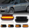 AUTOXBERT 2x LED Blinker Seitenblinker für Audi A3 S3 8P A4 S4 RS4 B6 B7 A4 B8 A6 S6 RS6 C5 C7 A8 D3 TT 8J Roadster, mit Canbus Fehlerfrei, Schwarz