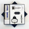 AT Cross Bailey Light Fountain Pen Luxury Gift Boxed - Choose Nib Width and Colour (Blue Fountain Pen Set, Medium Nib)