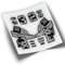 Rif:VP405 Adesivi compatibili con forcelle bici Fox 32 SC Factory, MTB, adesivi, vinili per mountain bike (SILVER)