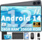 JJGJ Tablet 12 Zoll Android 14 Tablet, 24GB(8+16) RAM+256 Storage(Expand to 1TB), Android Tablet mit Tastatur, Octa-Core, 2K 2000x1200 Display, 16MP Dual Kamera, 8000mAh, 5G WiFi,GPS (Schwarz)
