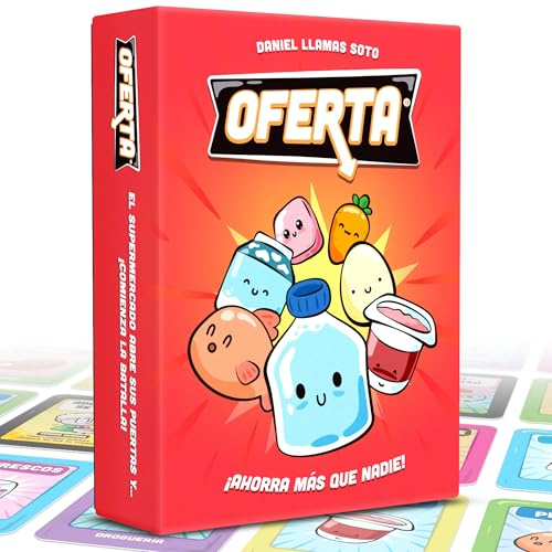 Oferta | Juego de Cartas Divertido del Supermercado | 2–8 Jugadores
