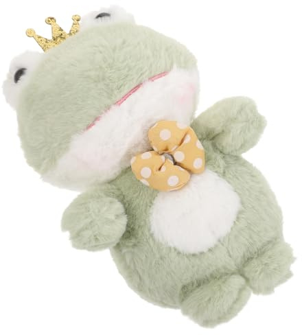 Kisangel Plüsch Frosch Weiches Süßes Stofftier für Dekoration für Schlafzimmer und Wohnzimmer für und Partys