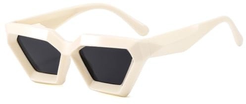 RRNTTTM Vintage Sonnenbrillen Damen Herren Sonnenbrillen Weiblich Cat Eye Brillen Männlich Weiblich Brillen (4)