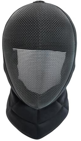 KiBcsLic Professionelle, Bequeme Und Atmungsaktive Kendo Maske für Sparring – Stichfester Gesichtsschutz