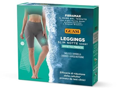 Guam Fibramar Leggings Slim Notte Short Effetto Fresco Taglia S/M 42-44