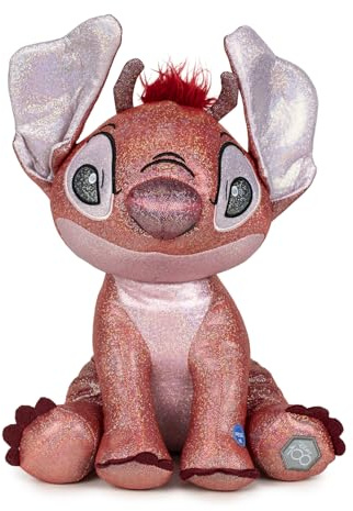 Stitch Plüschtier mit Sound 32cm – Angel, Lilo & Stitch Kuscheltier – Weiches Plüsch Stofftier in verschiedenen Motiven