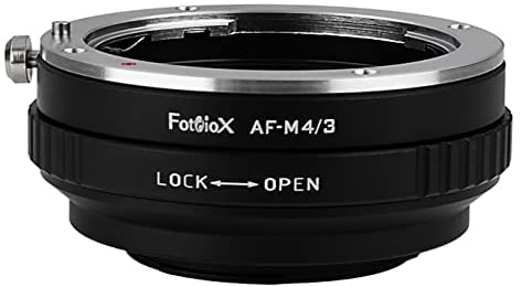 Fotodiox Lens Mount Adapter - Sony Alpha A-Mount (and Minolta AF) DSLR Lens to Micro Four Thirds (MFT, M4/3) Mount Mirrorless Camera Body, with Built-In Aperture Control Dial