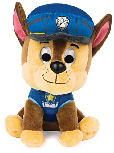 GUND PAW Patrol Movie Chase Plüschtier, 15 cm - hochwertiges Kuscheltier zum Kinofilm, ab 1 Jahr empfohlen
