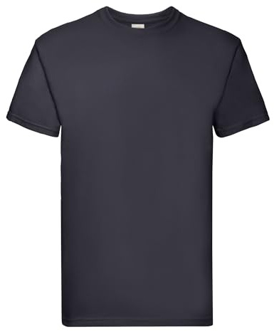 Fruit of The Loom Super Premium T-Shirt Colour=Deep Navy Size=2XL