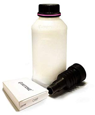 Eurotone 1x Refill Tonerpulver + Chip für HP Color Laserjet 2500 füllt C9703A 121A Magenta