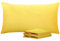 NTBAY 2 Pack 100% Brushed Microfiber Plain Pillowcases, 1800 Super Soft and Cozy, Wrinkle, Fade, Stain Resistant with Envelope Closure Bed Pillow Cases, 50x90 cm, Yellow