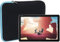 Slabo Tablet Tasche Schutzhülle für Huawei MediaPad M5 Lite (10.1) Hülle Etui Case Phablet aus Neopren – TÜRKIS/SCHWARZ