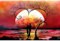 WACYDSD Puzzle Adulte 1000 Pièces Arbre d'amour DIY Art De Mur Moderne Cadeau Unique Home Decor