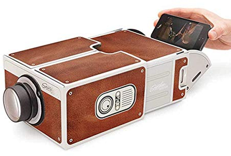 Wallfire DIY Mini Smartphone Projektor tragbarer Telefon-Projektor-Handy-Heimkino-Kino