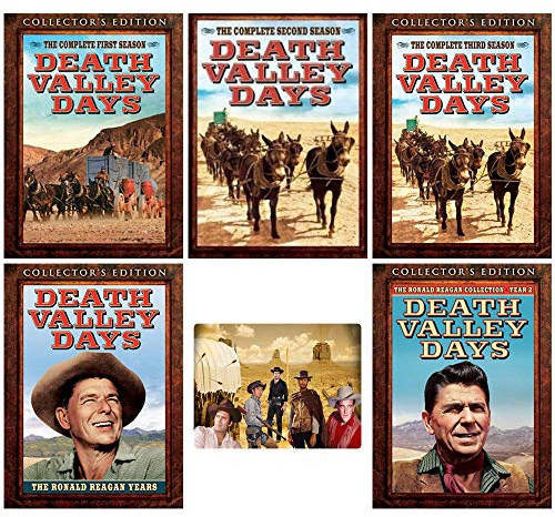 Death Valley Days: TV Series Complete Seasons 1-3 + The Ronald Reagan Years 1-2 Collector's Edition DVD Collection + Bonus Sticker