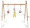 Caudblor Spieltrapez holz Babyspielzeug Puzzle gym inkl. Anhänger Babygymnastik aktiv Spielzeug Babyzimmer Kinderzimmer Dekoration