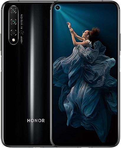 HONOR 20 - Smartphone Portable Débloquée (Ecran : 6,3 - 128 Go/6 Go RAM - Double Sim - Android 9.0) Midnight Black