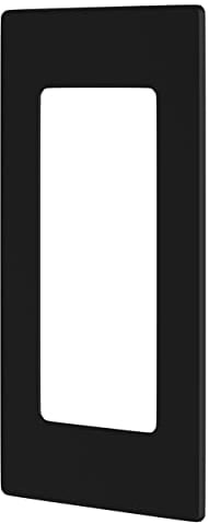 in-Wall Twin Electronic Toothbrush Charger by ProofVision Compatible with Oral B/Braun Electric Toothbrushes. Fascia Plate in a 3 Colour Choices (Black)