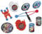 Amscan 3902415 Power Rangers Toys-29 cm x 21 cm | Multicolor | 48 Pcs