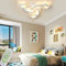 Lanekd LED Lampe Deckenleuchte Hängelampe Dimmbar Schlafzimmer Wohnzimmer Deko Modern Stern Design Deckenlampe mit Fernbedienung Decke Leuchte Für Kinderzimmer Jungen Mädchen Esszimmer