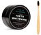 WUBLSYAN poudre de blanchiment des dents au charbon actif blanchiment des dents à la noix de coco naturel avec brosse en bambou, Alternative de dentifrice naturel, Teeth Whitening Powder (30G)