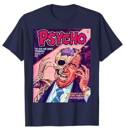 Totenkopf Halloween Horror Vintage Comic Buch Retro Lustig Gruselig T-Shirt