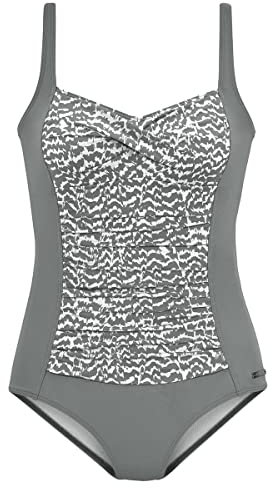 Lascana - Sansa - Badeanzug (40 E Oliv Print)