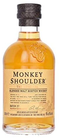 Monkey Shoulder Blended Malt Scotch Whisky Miniature 20cl 40% ABVMonkey Shoulder Blended Malt Scotch Whisky Miniature 20cl 40% ABV