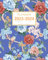 Planner August 2023-2024 July: 8x10 Weekly and Monthly Organizer Large | Peony Plant Peacock Bird Design Blue